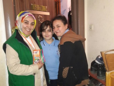 Evlere yaptığımız bilgilendirme çalışmamız